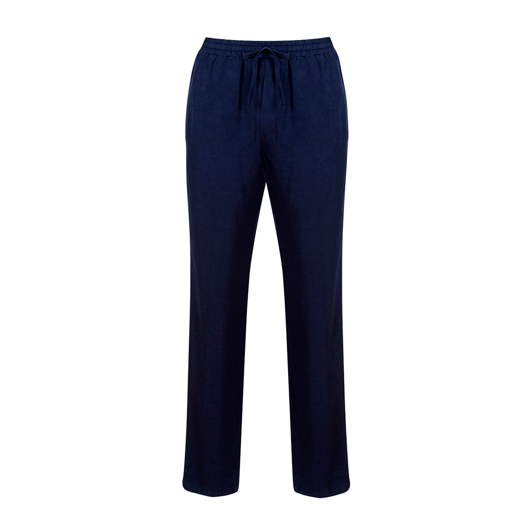 Izzy Linen Pants- Navy Blue