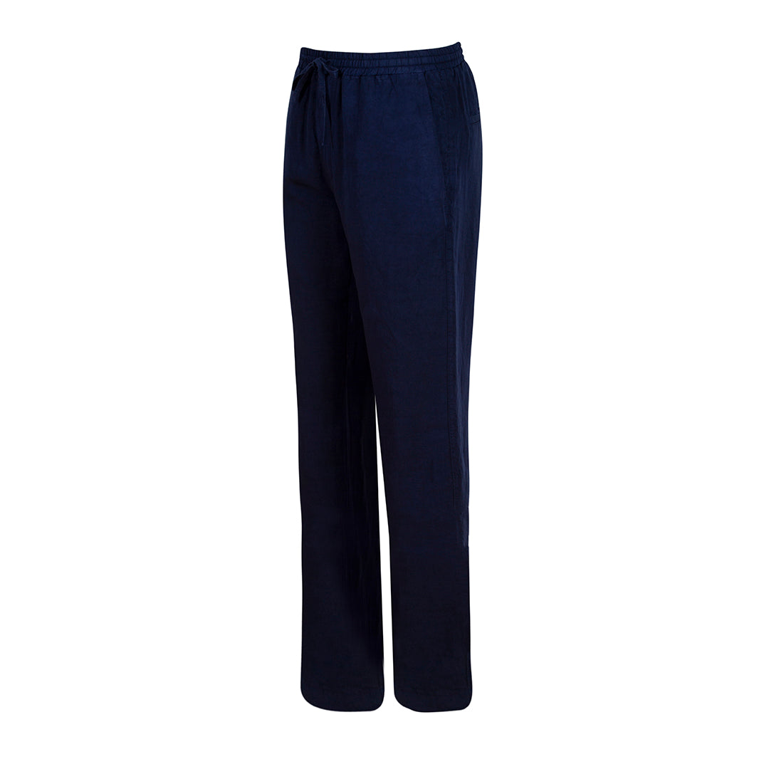 Izzy Linen Pants- Navy Blue