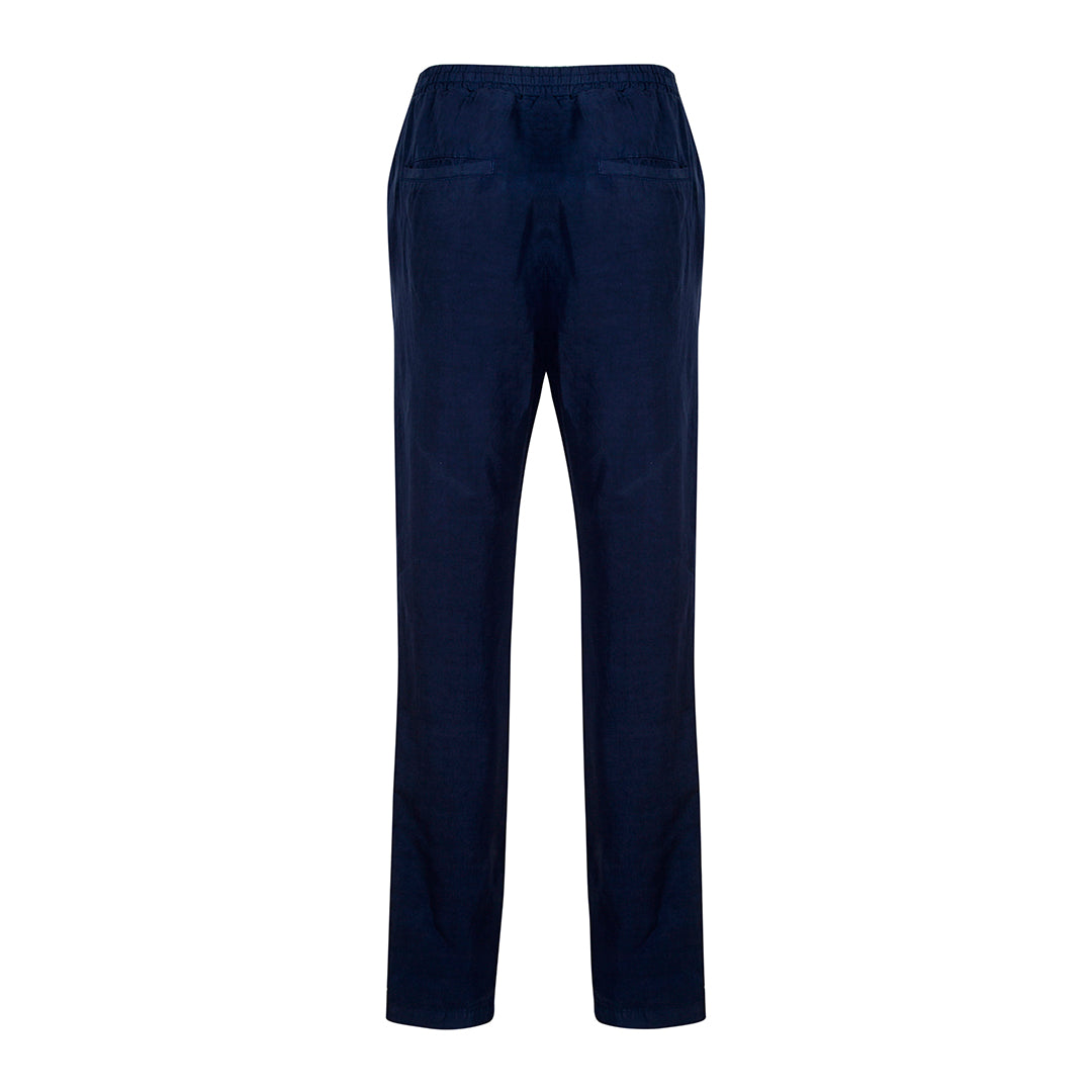 Izzy Linen Pants- Navy Blue